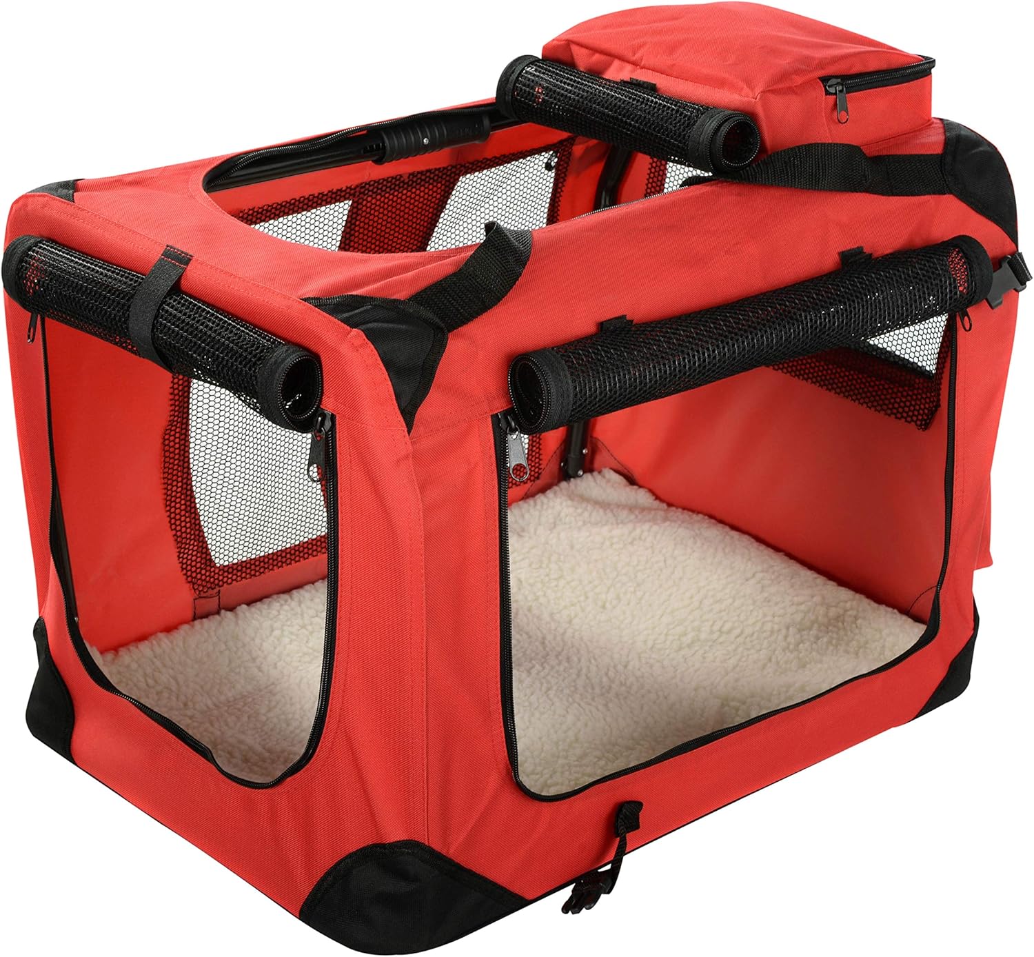 MOOL Lightweight Fabric Pet Carrier Crate for Dogs, Cats or Small