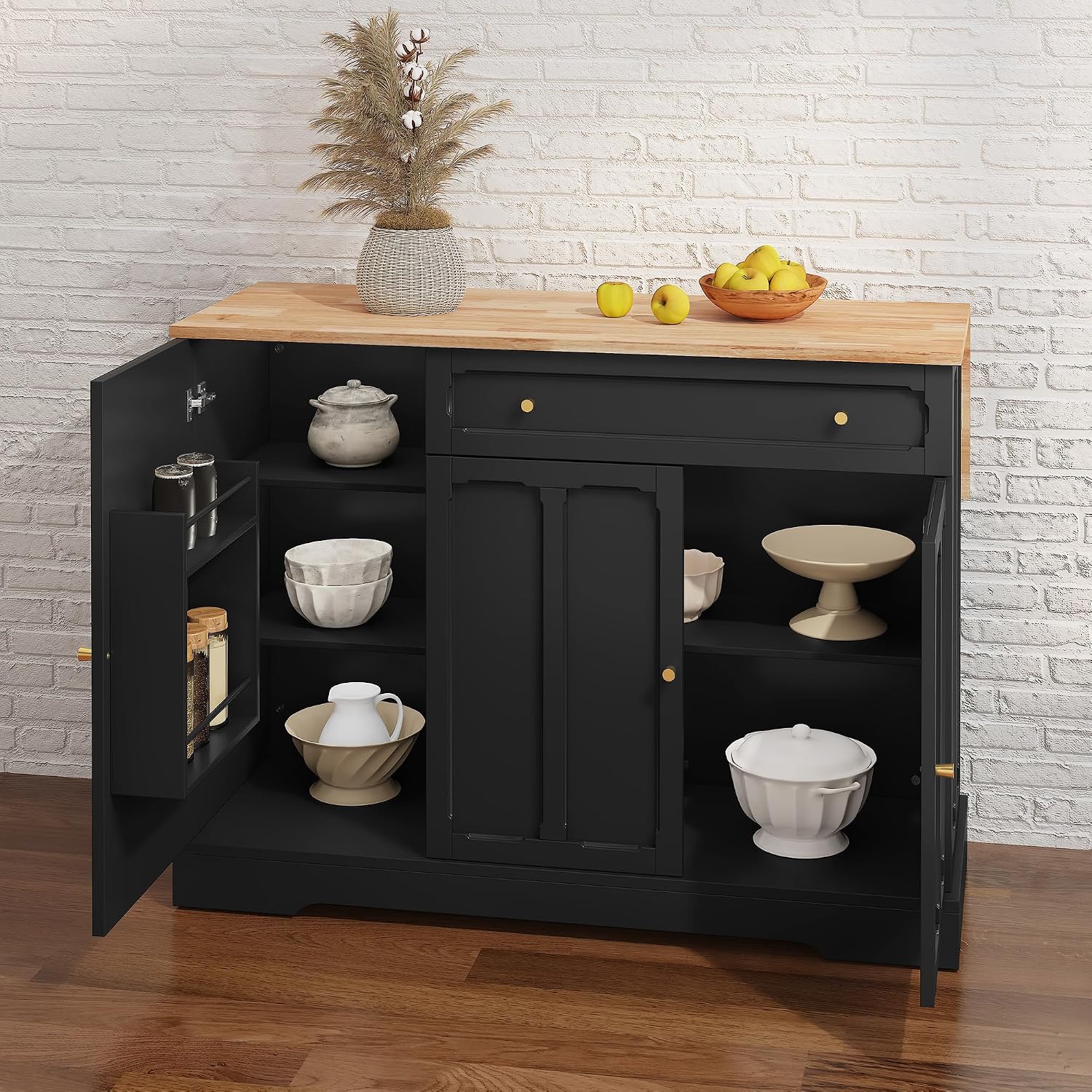 HLR Kitchen Island Interior Storage