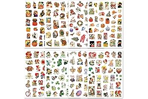 Thanksgiving Holiday Stickers Vintage Seasonal Calendar Sticker 24 Sheets 800Pcs for Planner Scrapbook