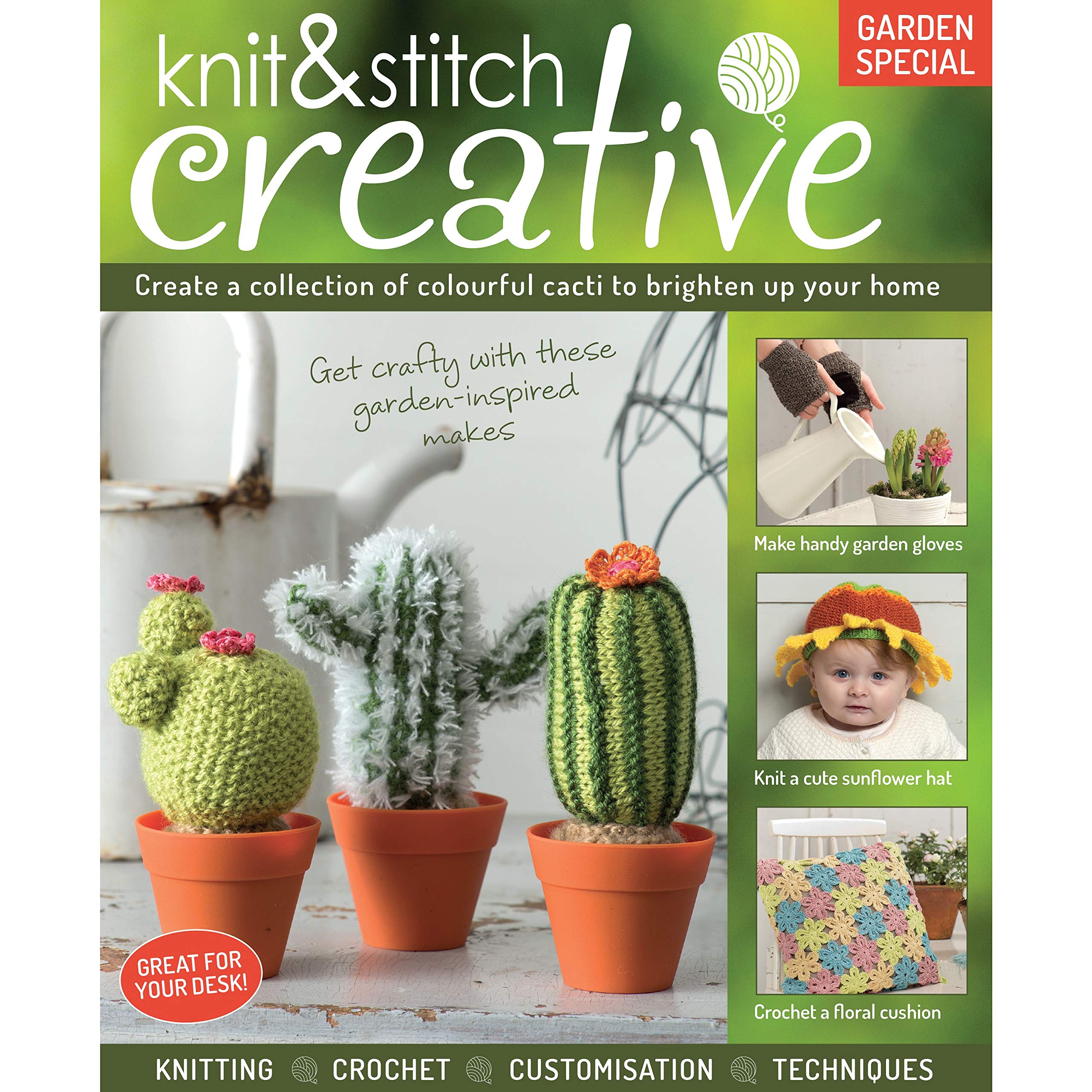 Eaglemoss Collections Knit & Stitch Creative - SP003 Garden Special Knitted Cacti