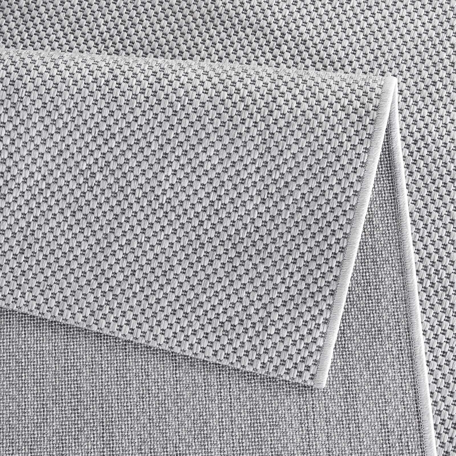 Taracarpet Teppich Flacher Kurzflorteppich für Wohnzimmer, Schlafzimmer und Kinderzimmer auch als Küchenteppich für die Küche in Sisal Optik Creme 140x200 cm