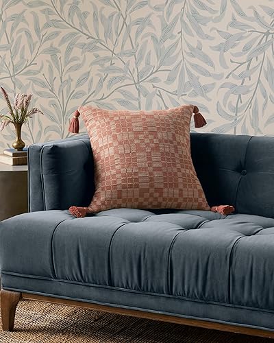 Loloi Almohada Ellery - Funda de 18 x 18 pulgadas, arcilla