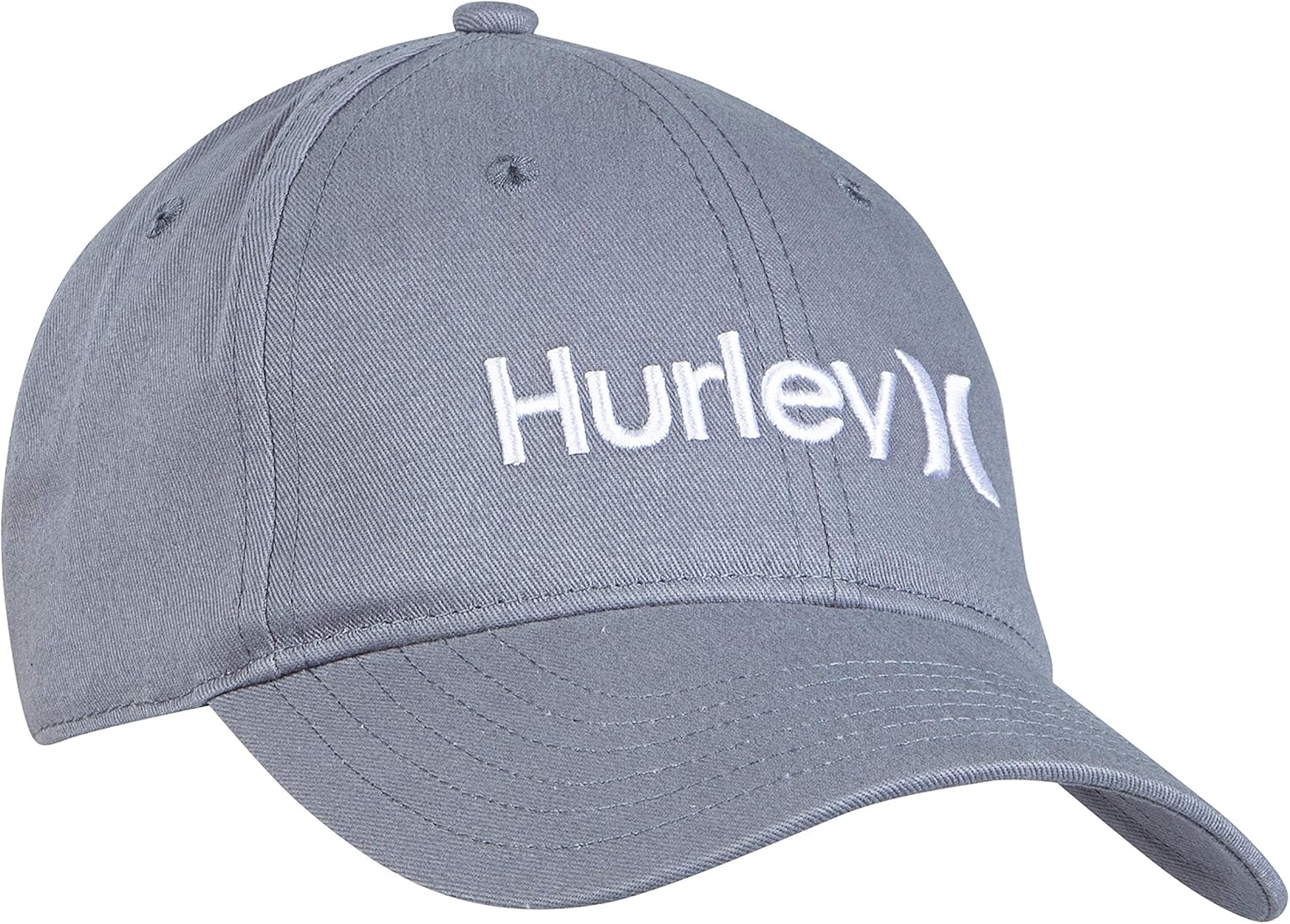 Hurley Kids' Classic Logo Baseball Hat, Cool Grey, O/S: Clothing, Shoes & Jewelry