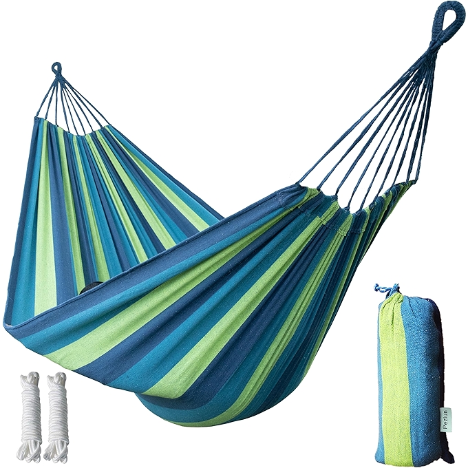 Pezlun双人帆布秋千（蓝绿）