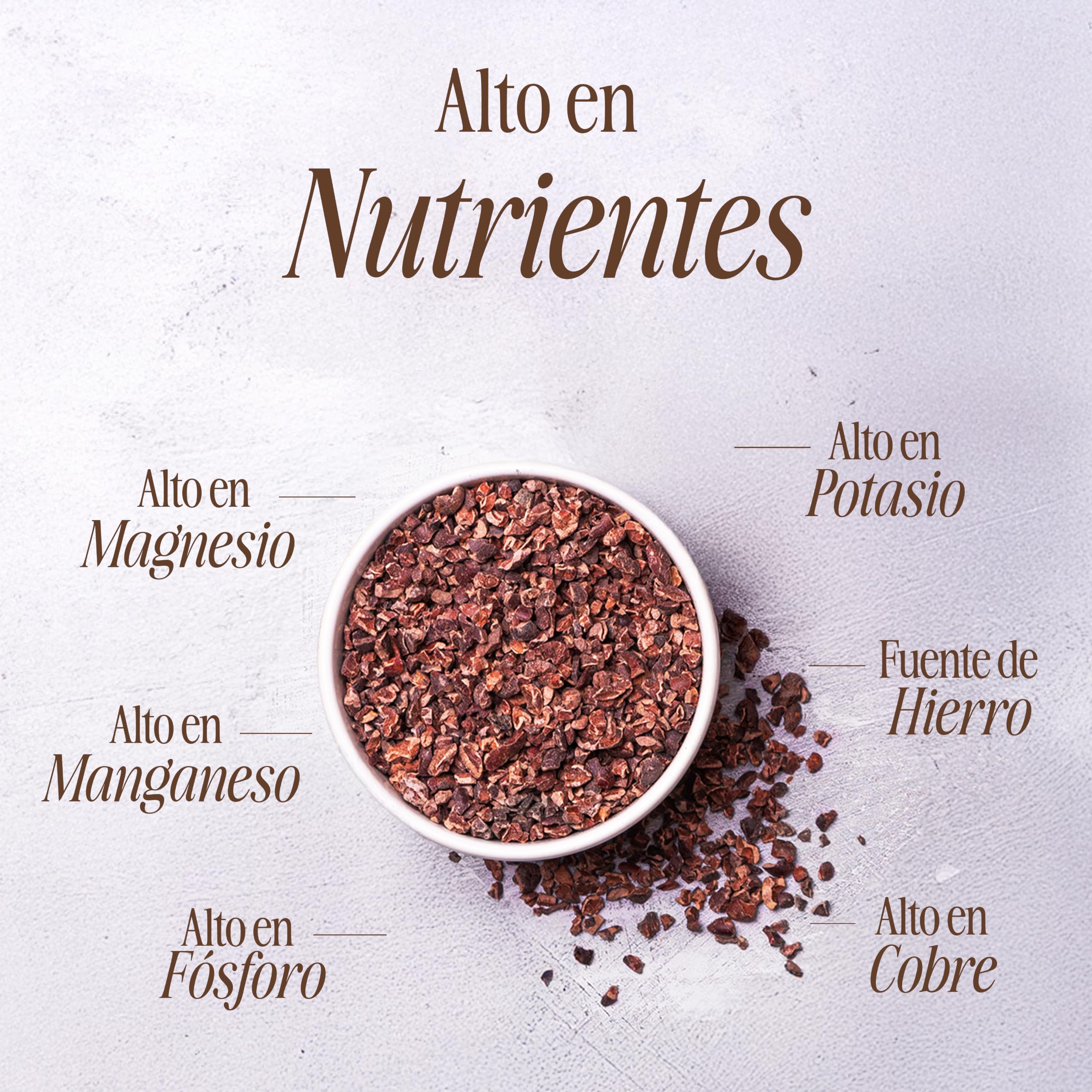 Sevenhills Wholefoods Nibs de Cacao Crudo Orgánico, Puntas Natural y Puro 500g