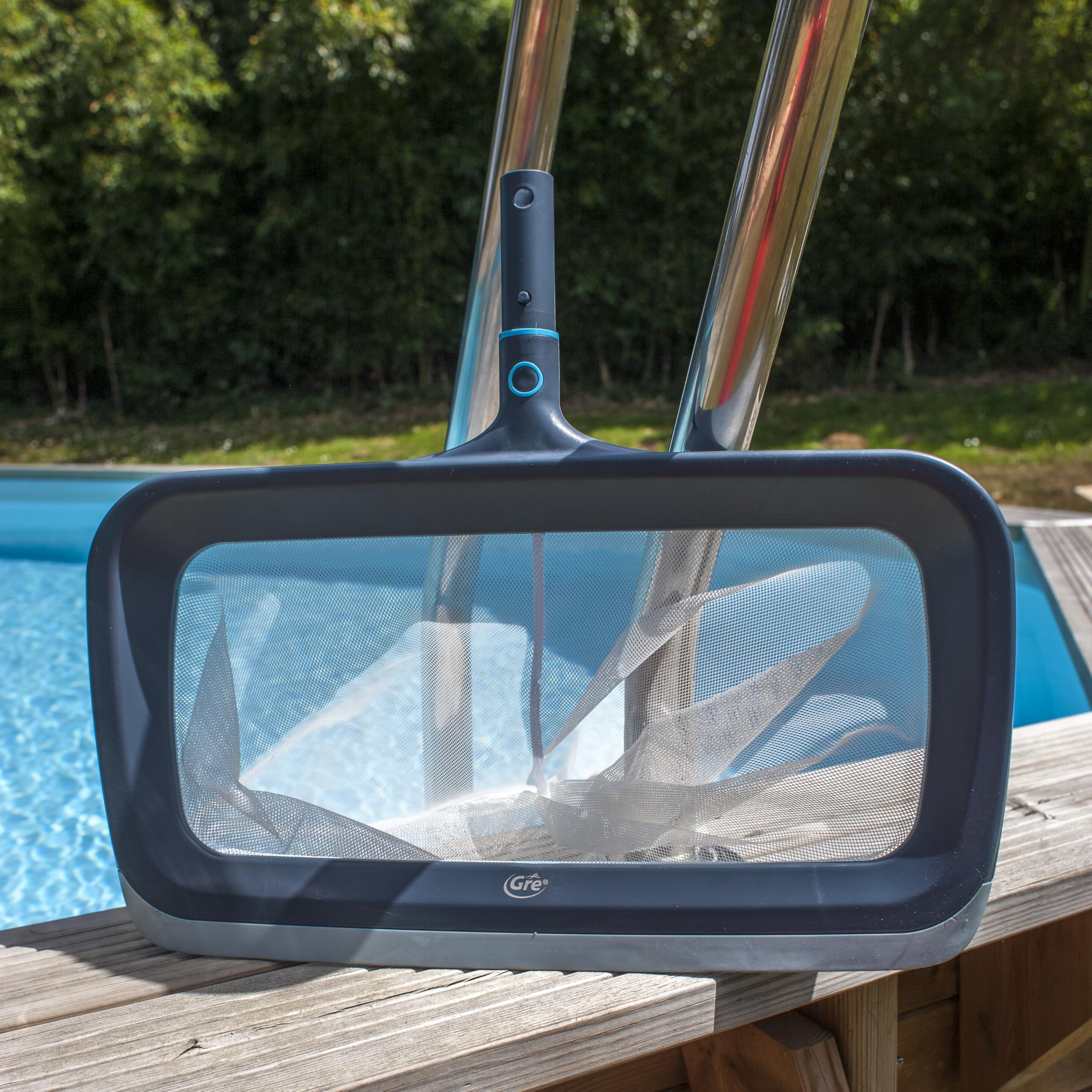 Gre LRP40 - Epuisette pour Le Fond de la Piscine. Accessoires pour l'entretien et Le Soin de Votre Piscine.