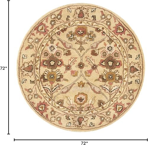 Miniatura 43 de SAFAVIEH Antiquity Collection AT51C - Alfombra de pasillo de lana tradicional oriental prémium hecha a mano, 2 pies 3 pulgadas x 8 pies