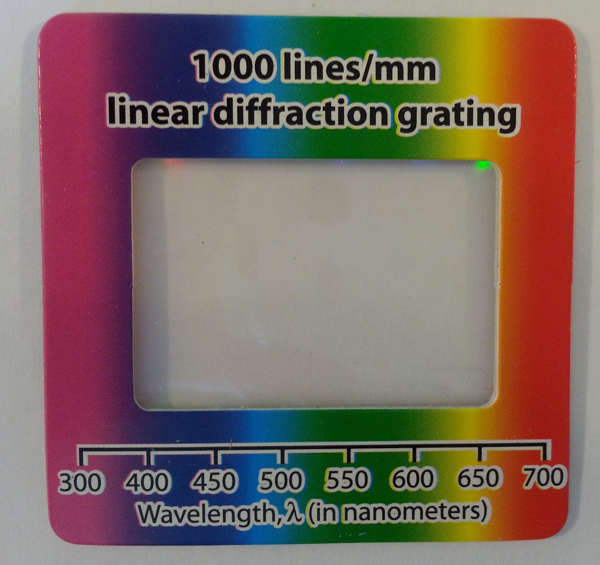 Diffraction Grating Slides-Linear 1000 Line/mm
