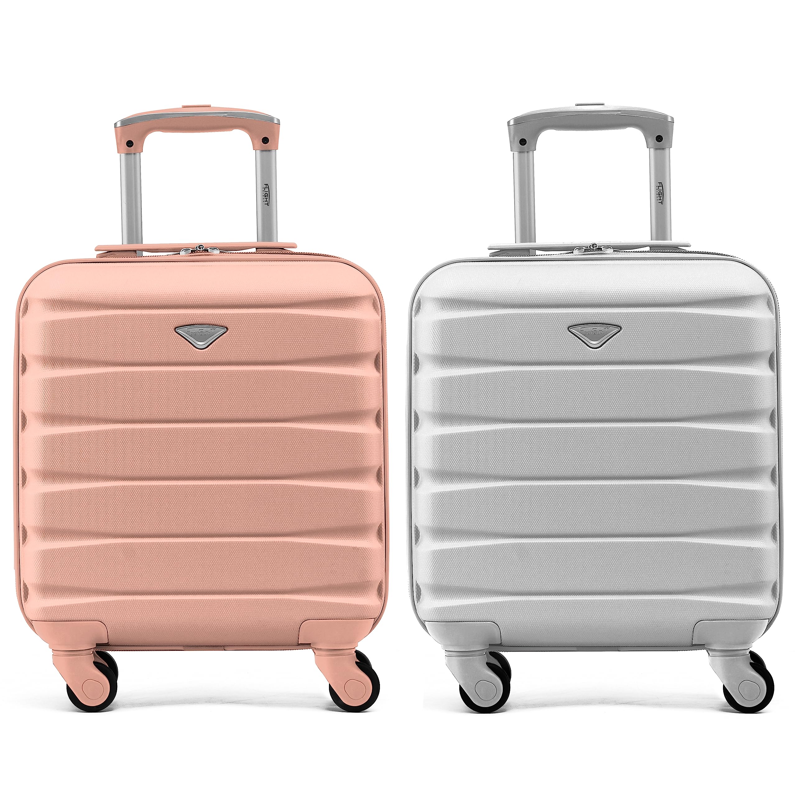 Flight Knight Suitcase Set of 2 Lightweight 4 Wheel ABS Hard Case Cabin Carry On Hand Luggage Approved for Over 100 Airlines Including easyJet, British Airways, Ryanair & Many More 55x35x20cm — view 159