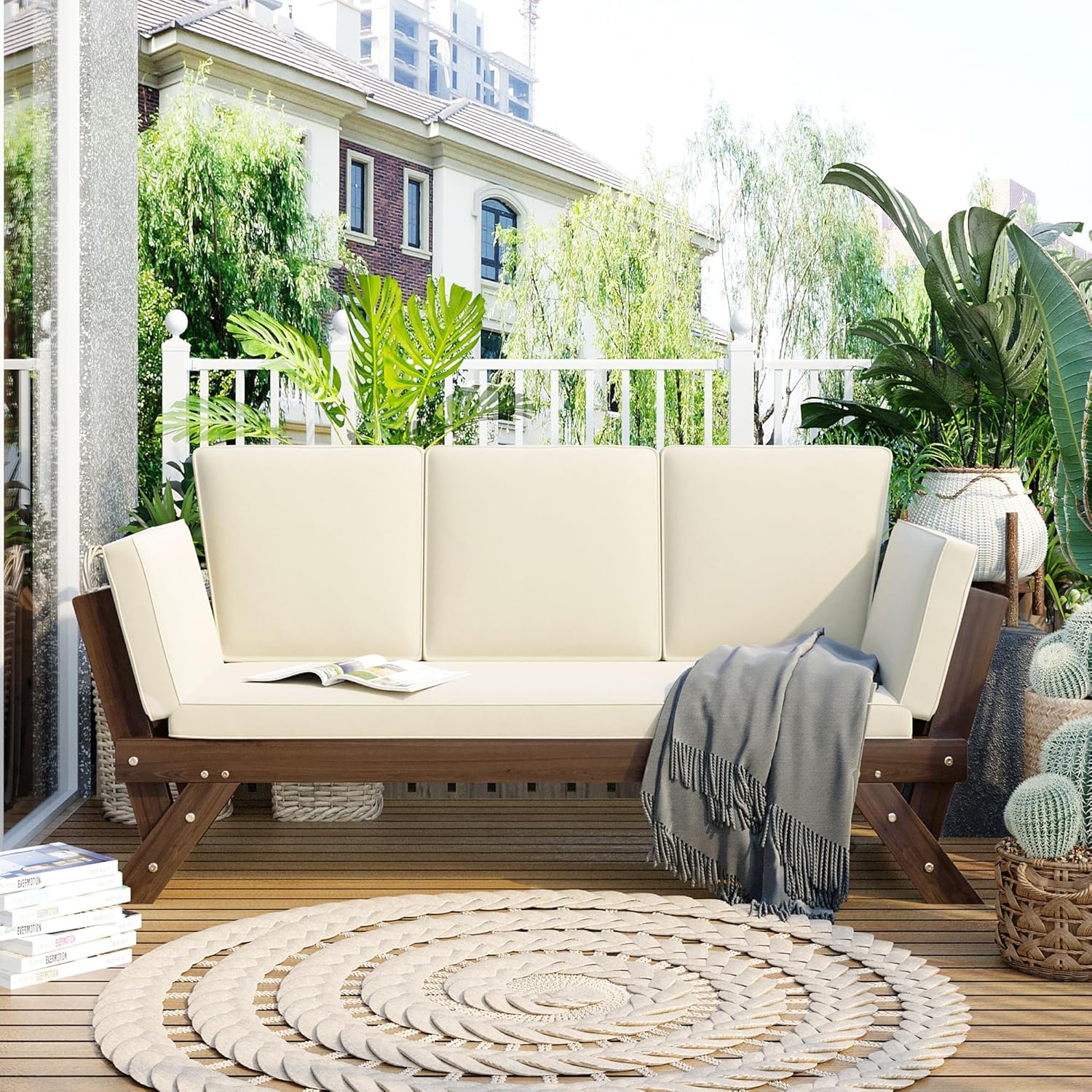 Outdoor Convertible Sofa Patio Daybed Outdoor Ecuador Ubuy