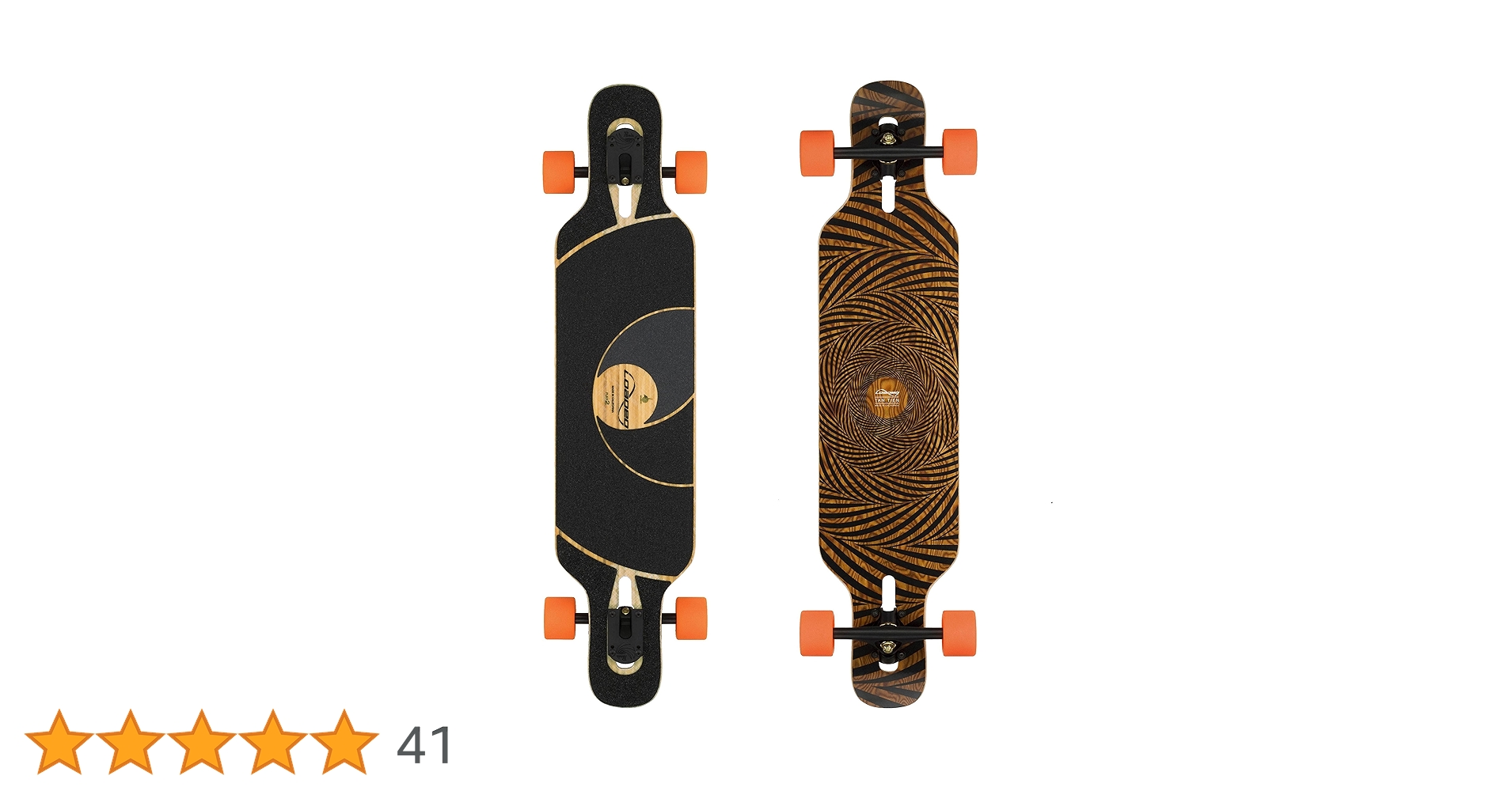 Loaded Boards Tan Tien Bamboo Longboard Skateboard Complete