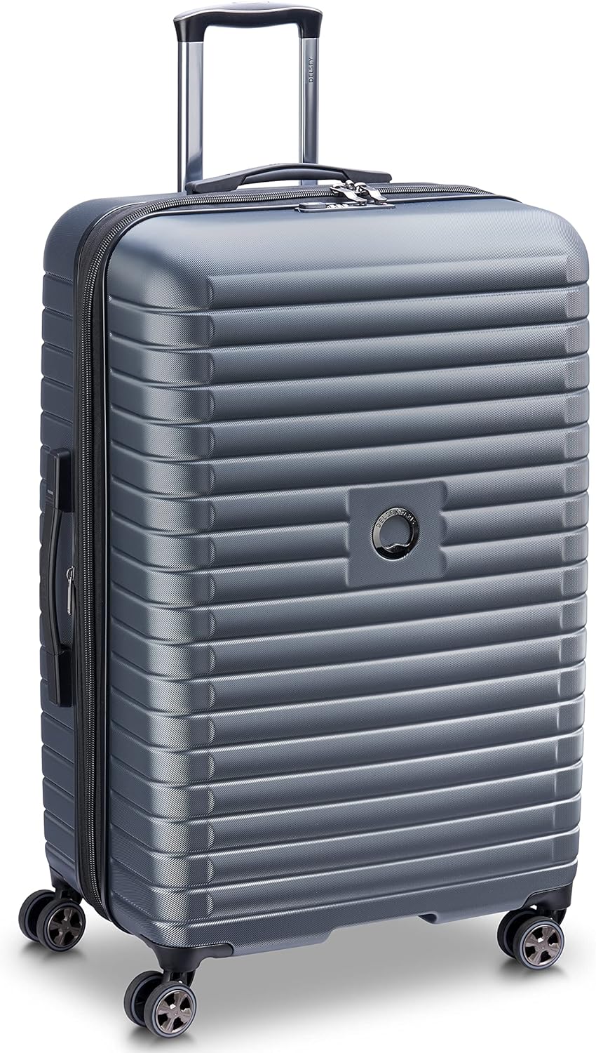 review DELSEY Paris Cruise 3.0 Hardside Expandable Luggage with Spinner Wheels, Graphite, 3-Piece Set (21/24/28)