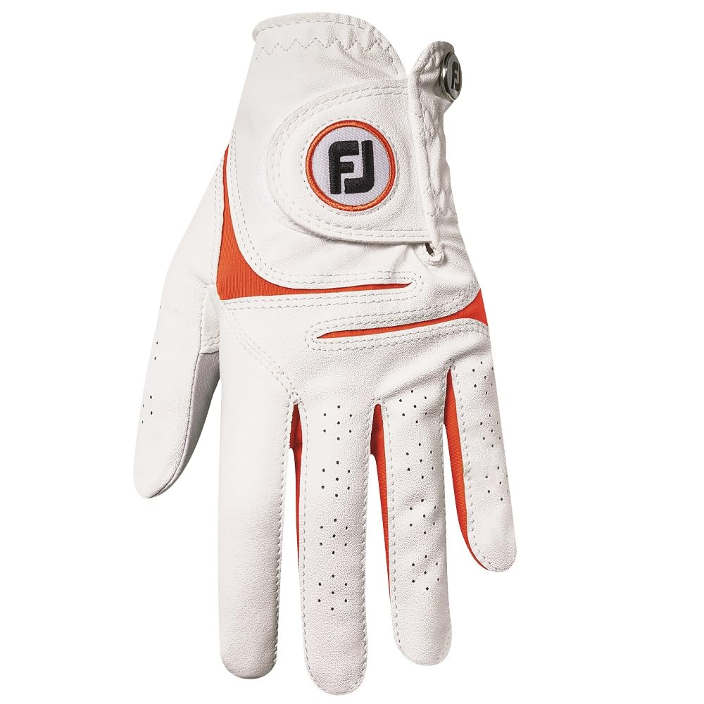 FootJoy 1 New WeatherSof Fashion Women's Golf Glove - Size M LH Orange