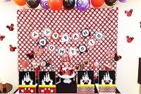 Vista 7 de MOAXMOA Bolsas de regalo de castillo, bolsas de papel con asa para cumpleaños, baby shower, temática de Mickey Minnie, suministros de decoración