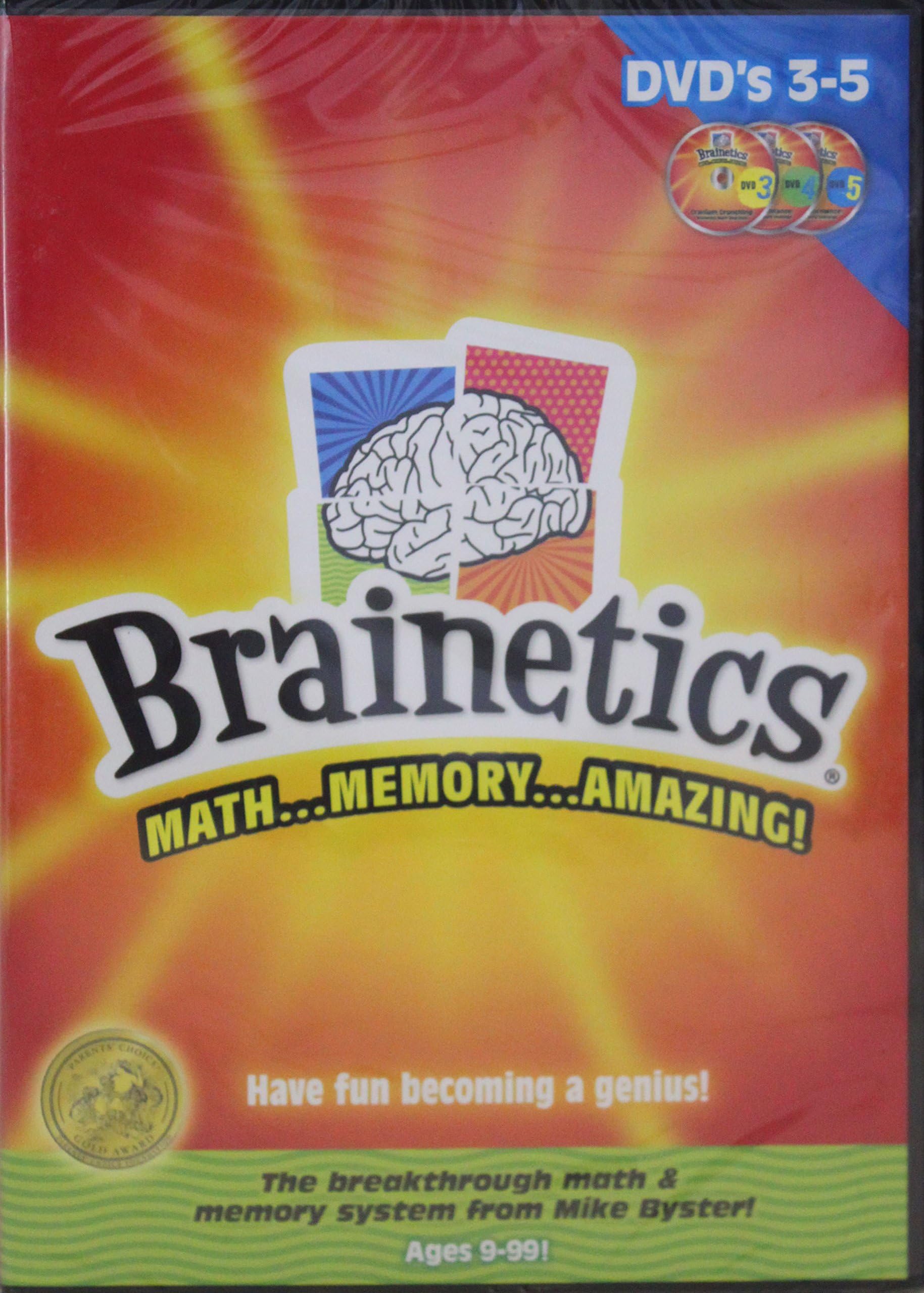 Brainetics: DVDs 3-5 - Math, Memory, Amazing!