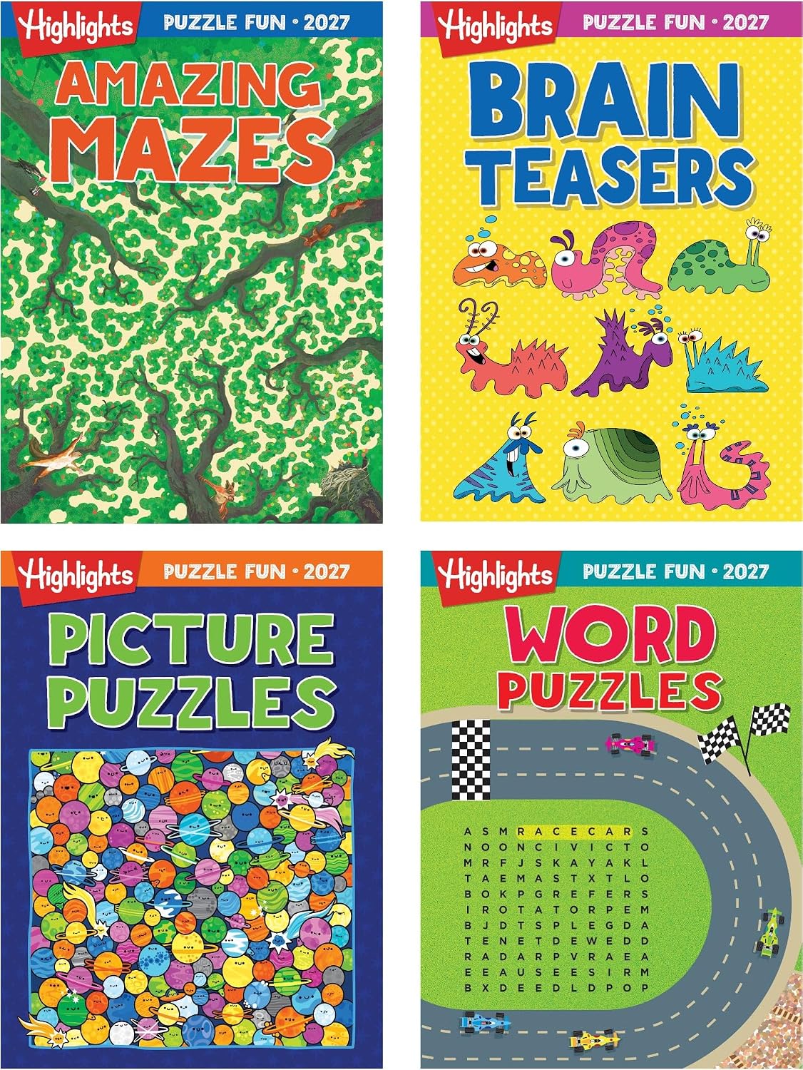 Highlights Puzzle Fun Activity Books 2027 Special Edition Gift Set