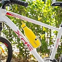 Vista 254 de BJPKPK Botellas de agua aisladas, botella de agua de metal de acero inoxidable de 18 onzas con correa, termo a prueba de fugas sin BPA, tazas