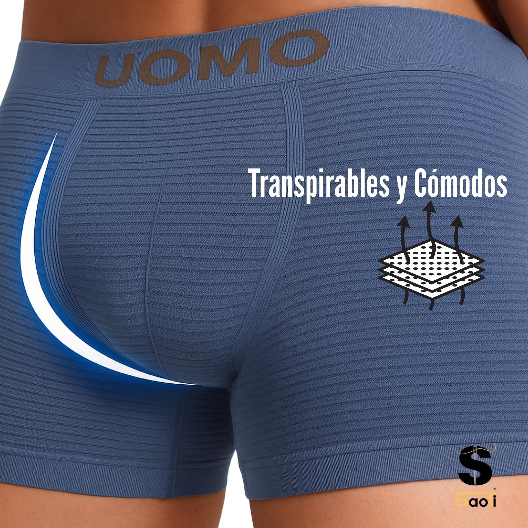 Lot de 12 boxers en microfibre pour homme, sans coutures, doux et confortables, colorés et modernes.
