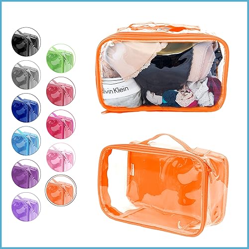Miniatura 10 de Pequeño cubo de embalaje de viaje transparentebolsa de plástico de PVC transparente para llevar en maleta, mochila o bolsa de pañalesaccesorios