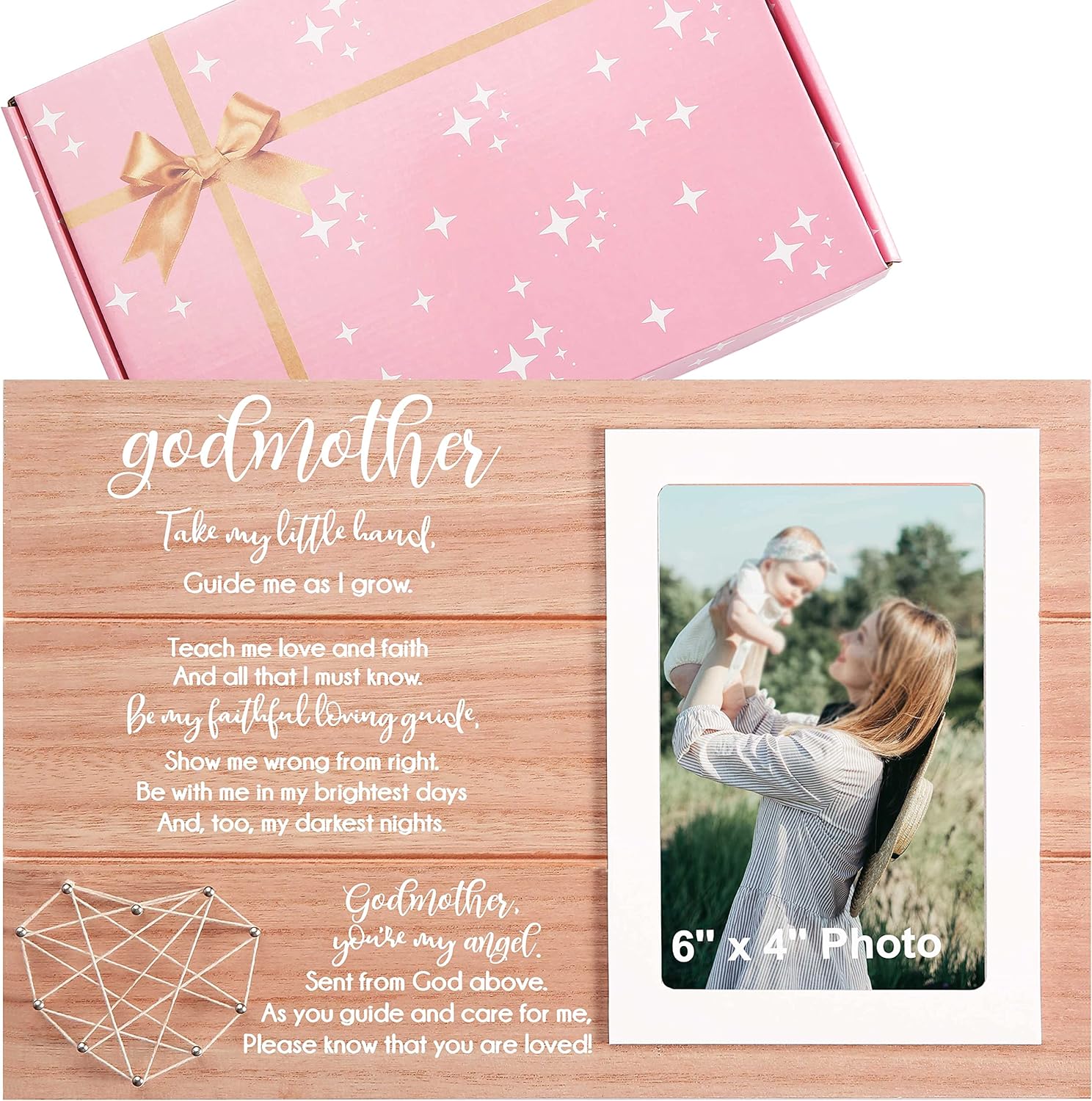 Sioial Godmother Photo Frame Keepsake Thank You Frame Gift