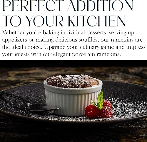 Miniatura 6 de Bellemain 4oz Cazoletas de porcelana 6unidades