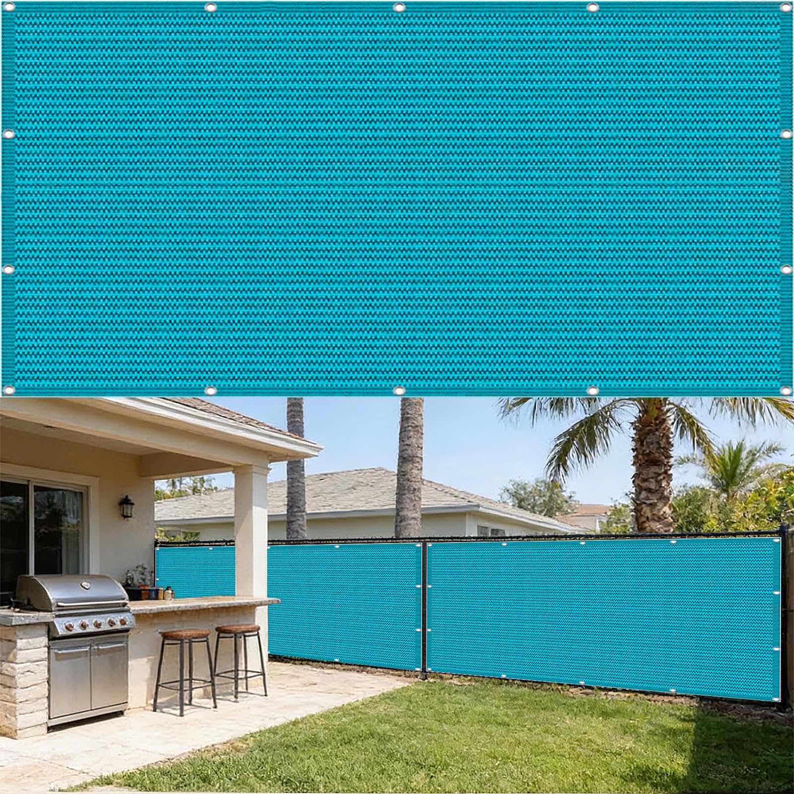 Brise-vue pour balcon et porche créez un coin d'ombre bleu cosy