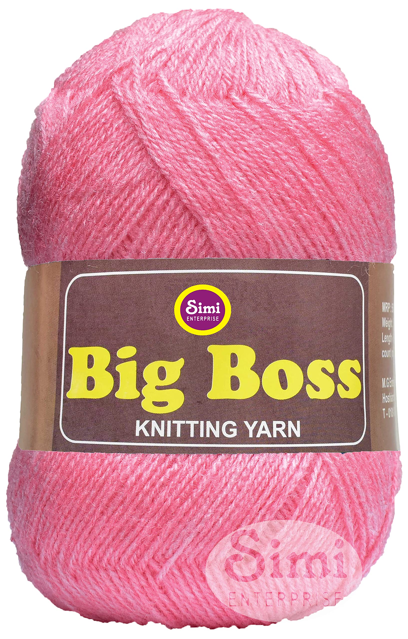 SIMI Enterprise Big Ball Toffy (200 gm) Wool Ball Hand Knitting Wool/Art Craft Soft Fingering Crochet Hook Yarn, Needle Knitting Yarn Thread dyeN N OVB