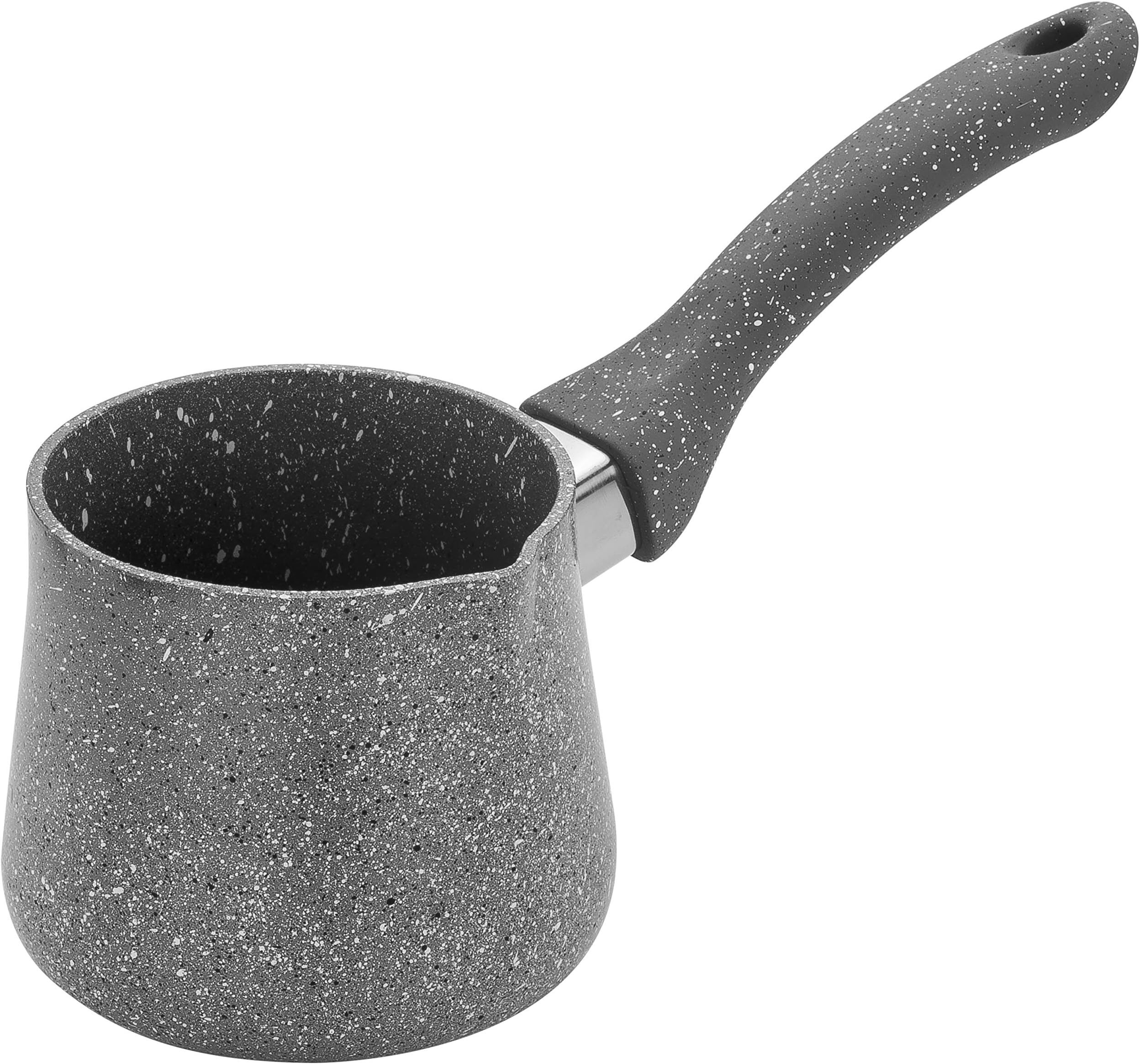 Hascevher400ml Granit Coffee Pot -Grey - SDGDGR0003003