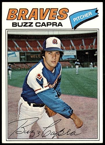 1977 Topps # 432 Buzz Capra Atlanta Braves (Baseball Card) EXMT Braves