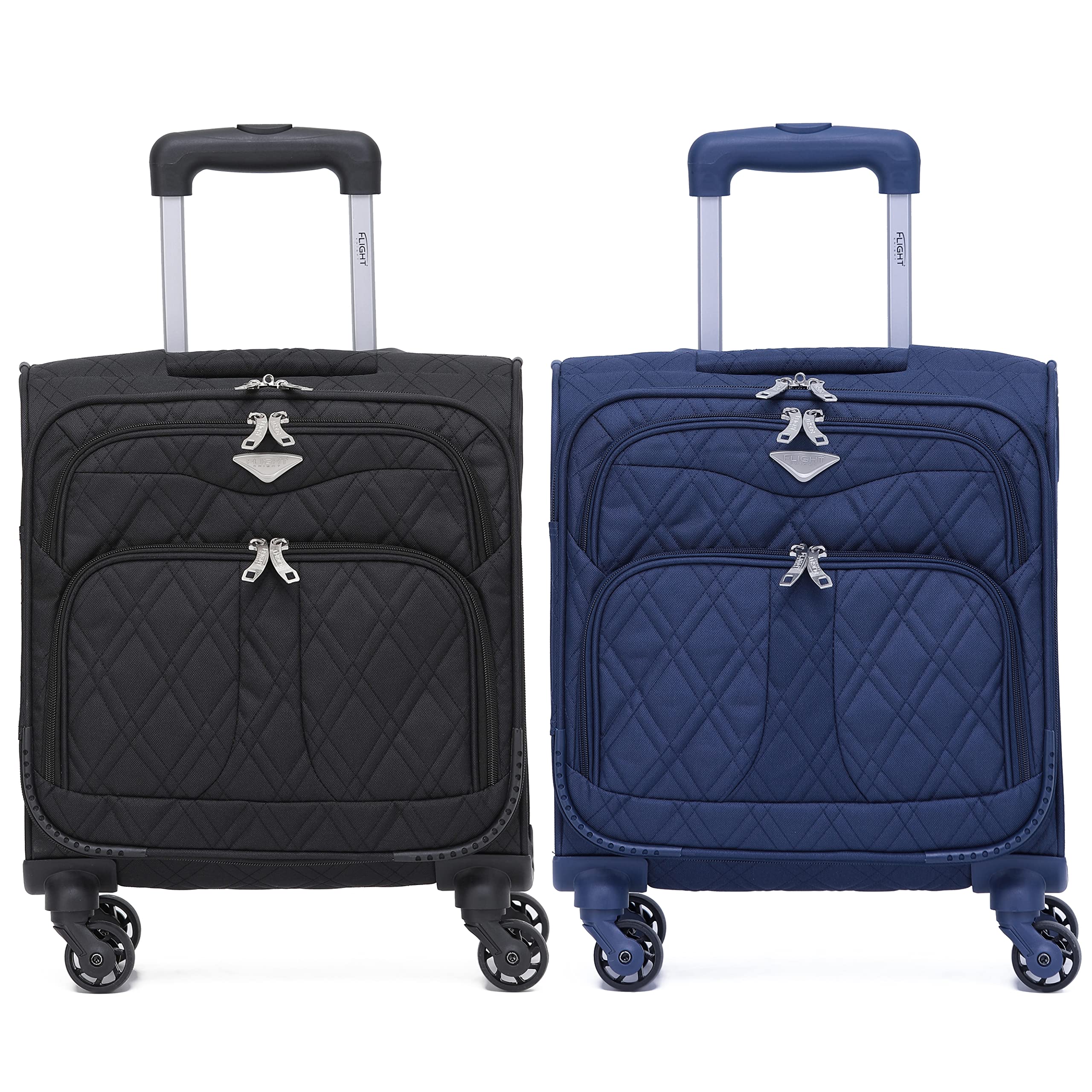 Flight Knight Lightweight 4 Wheel 800D Soft Case Suitcases Anti Crack Cabin & Hold Luggage Options Approved for Over 100 Airlines Including easyJet, BA & Many More! — view 52