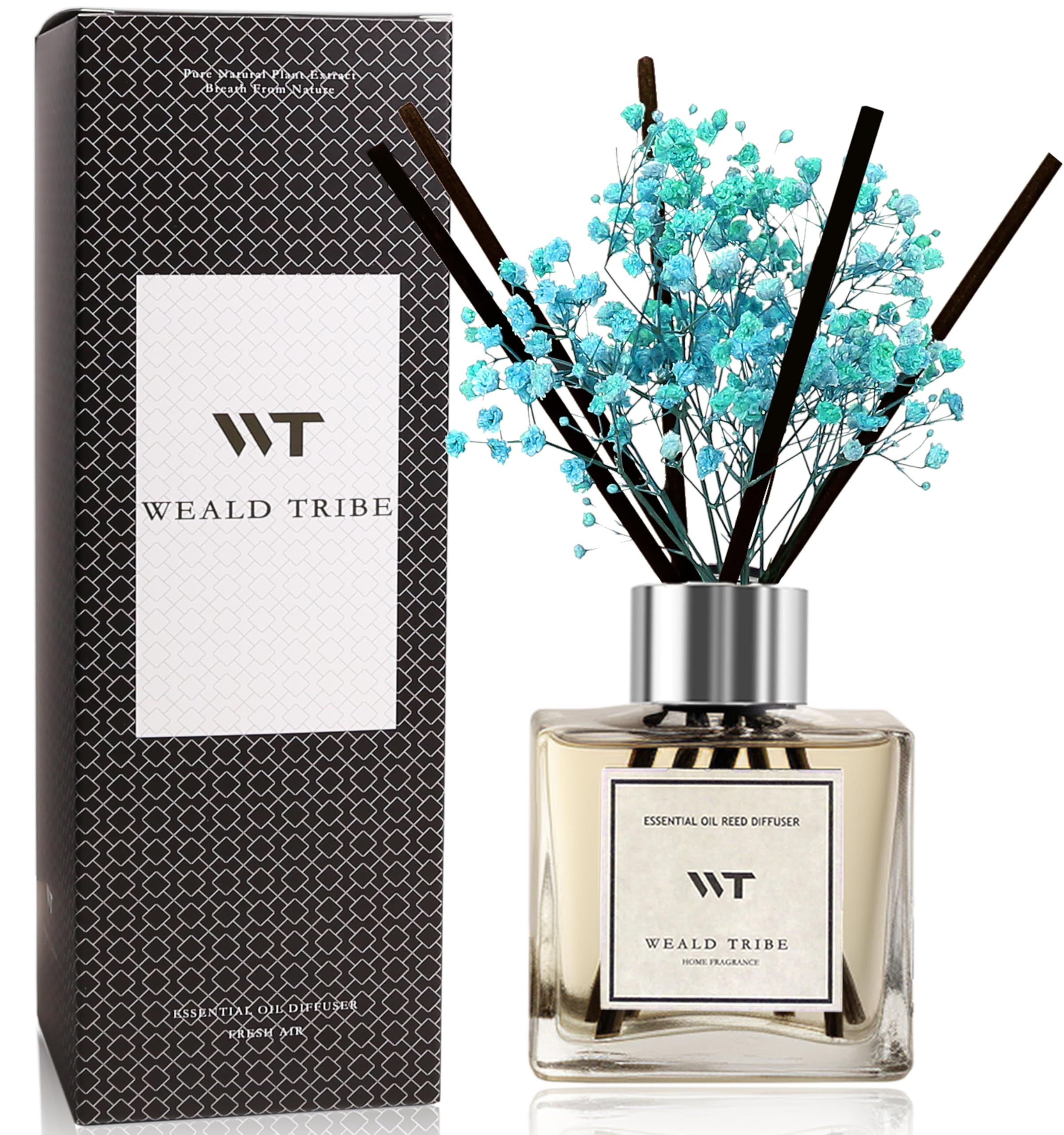 Amazon.com: WEALD TRIBE Reed Diffuser Set for Bathroom Air Fresheners ...