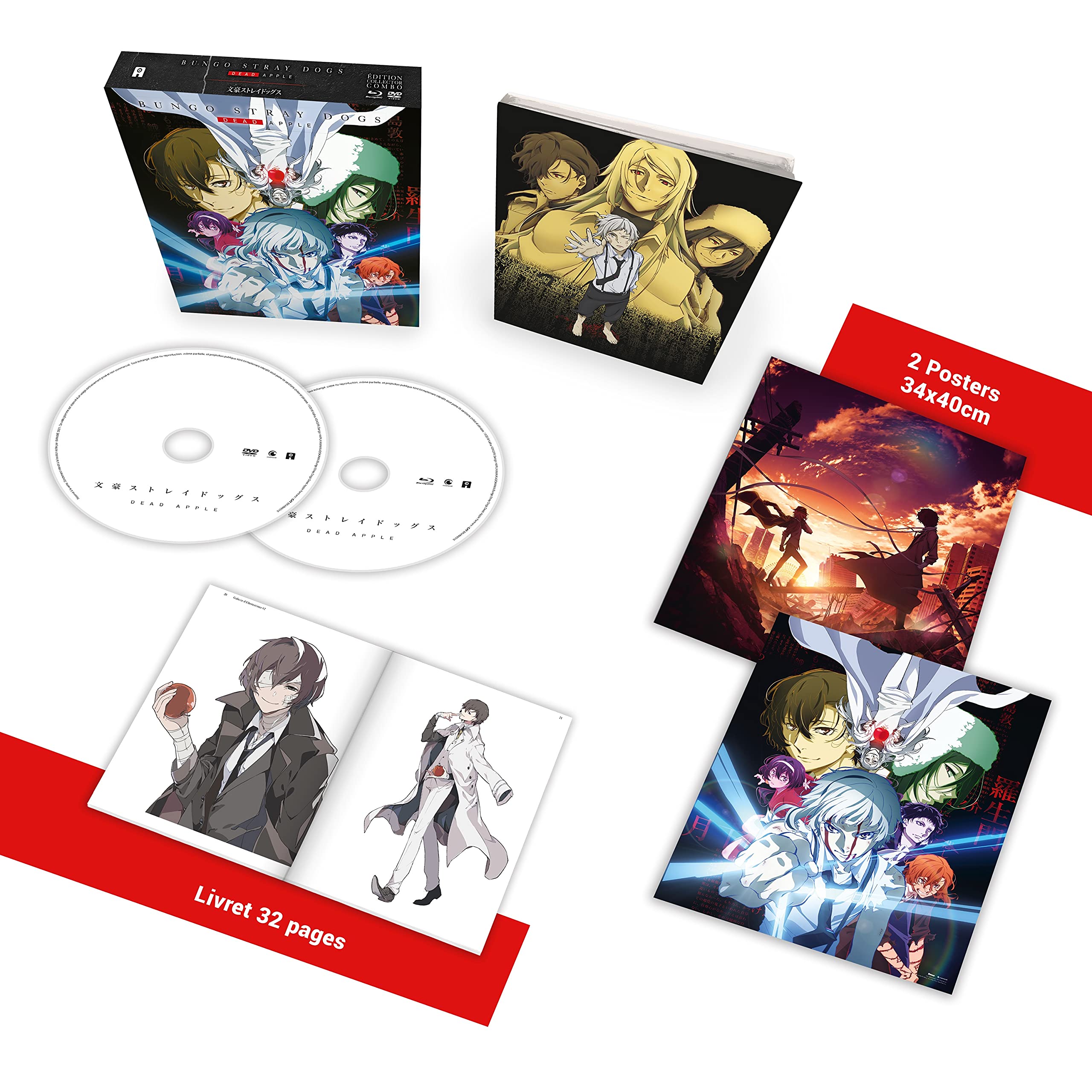 Bungo Stray Dogs-Le Film : Dead Apple [Édition Collector Blu-Ray + DVD]