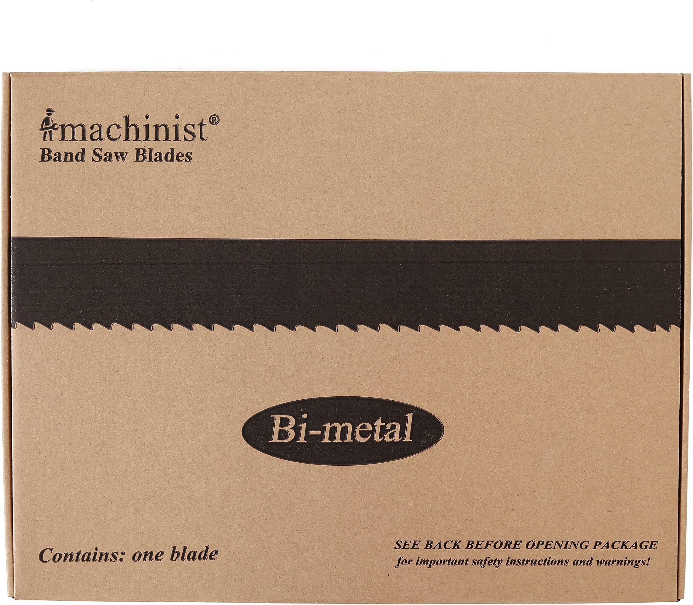 Imachinist S4478121425 Portable Bi-Metal Bandsaw Blades 44-7/8" Long, 1/2" Wide, 0.025" Thick, 14 TPI, 25-Pack (14TPI, 25)
