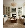 Loloi Chris Loves Julia Judy Collection JUD-07 Natural/Ivory 7'-9" x 9'-9" Area Rug