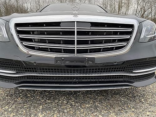 Miniatura 6 de Soporte de montaje de placa de parachoques delantero para Mercedes-Benz 2000-2023 + kit de tornillos y llaves