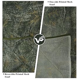 HYOUT Tactical Neck Scarves Woodland Camo Scarf Desert Shemagh for Outdoor Sports