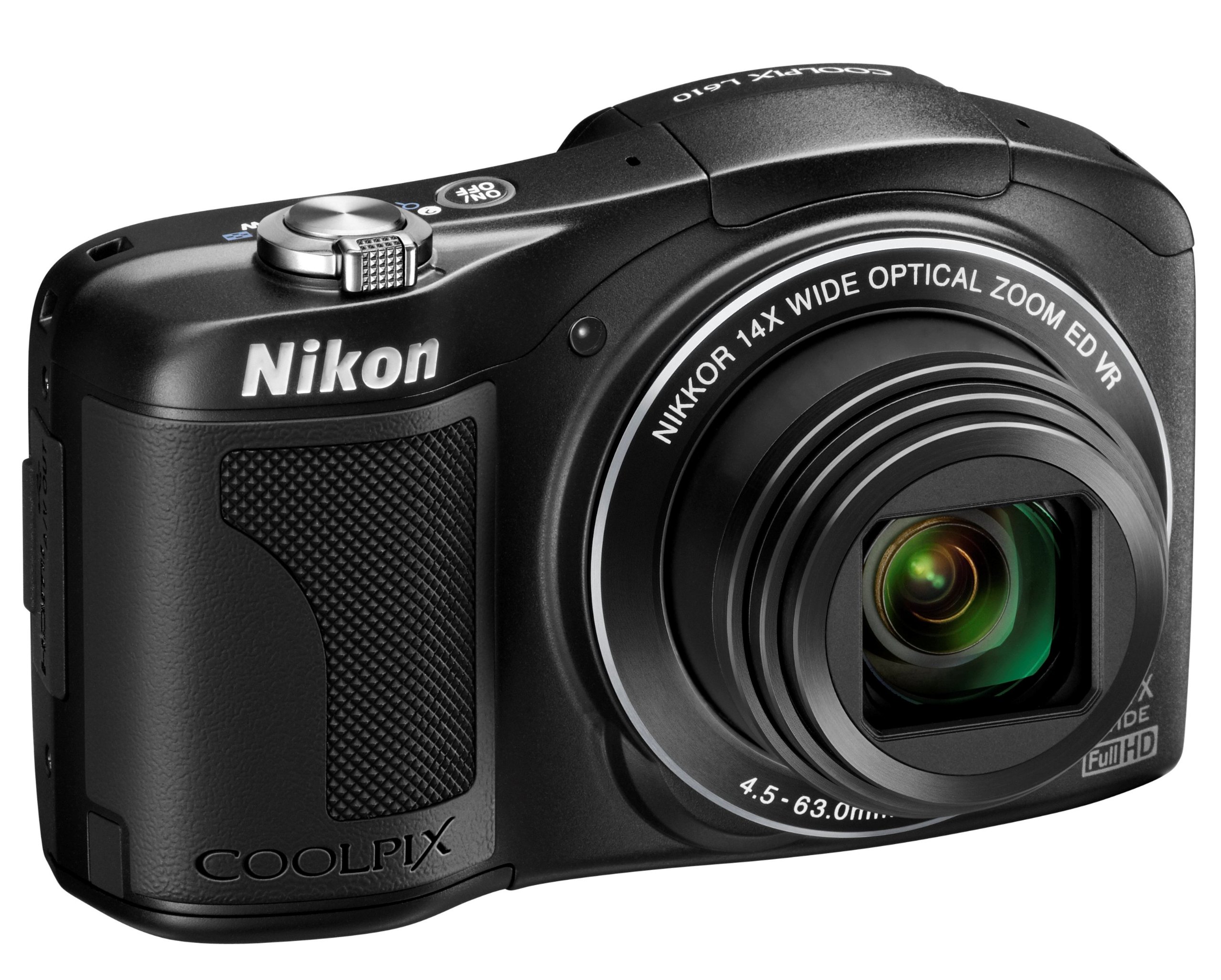 Nikon COOLPIX L610 - Cámara Digital (16 MP, Compacto, 25.4/58.4 mm (1/2.3"), 14x, 2X, 4.5-63 mm) Negro