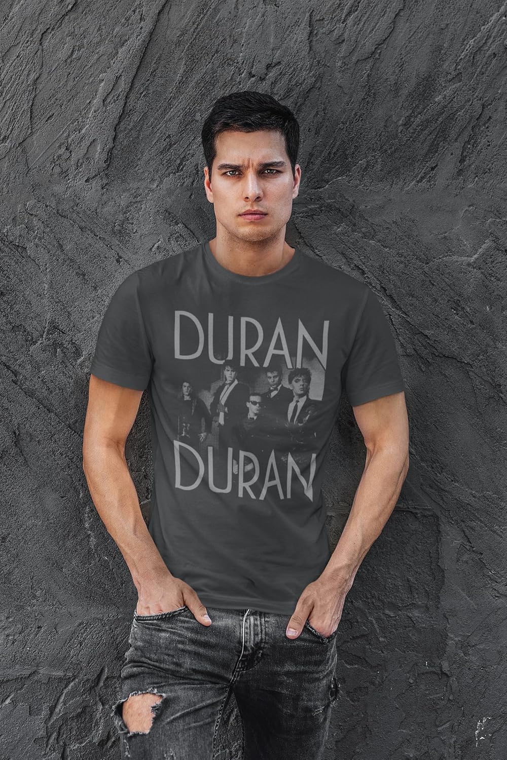 Duran Duran Music 7 and TRT Photo Mens Short Sleeve T Shirt 80s Music Vintage Style Graphic Tees