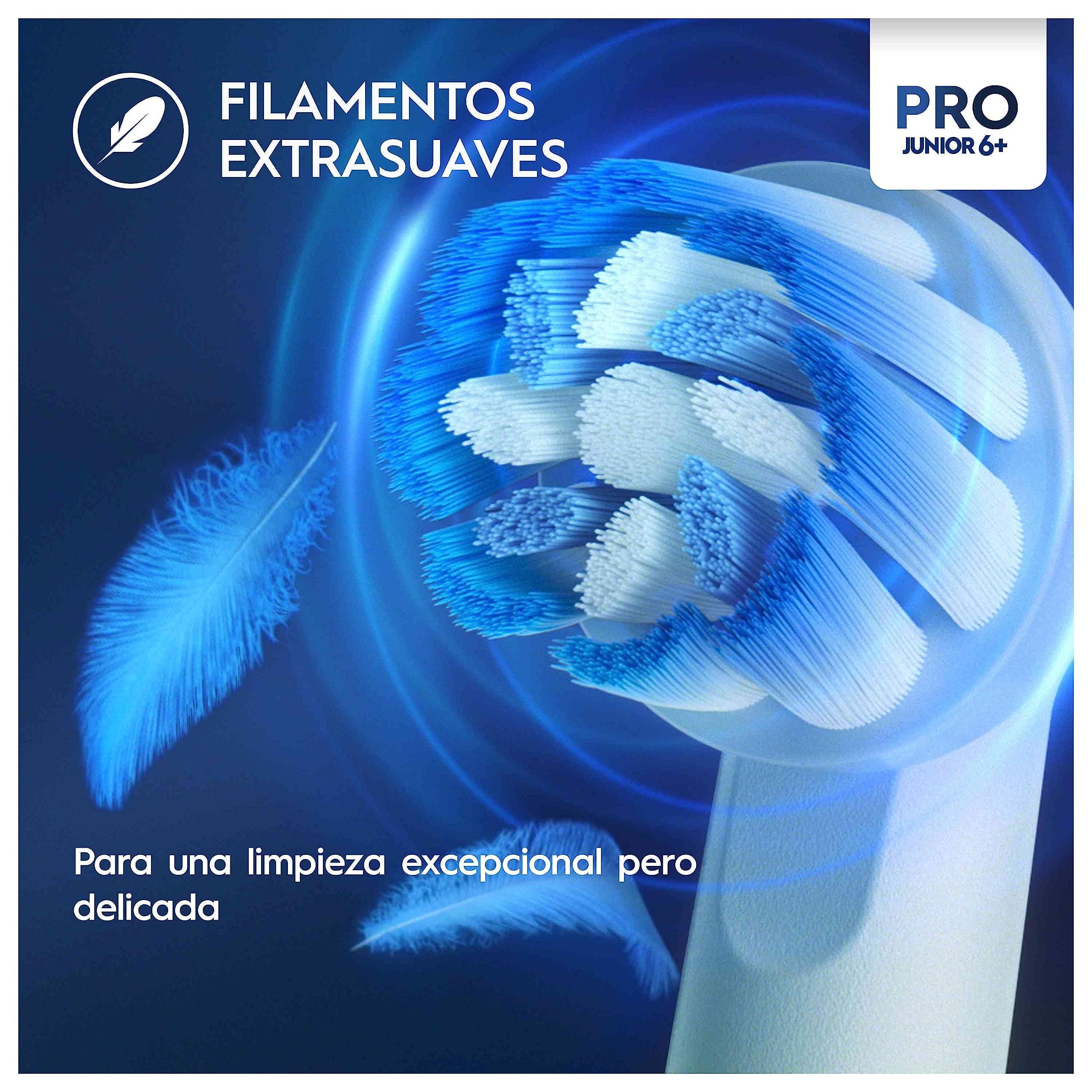 Oral-B Pro Junior Cepillo De Dientes Eléctrico, 1 Mango De Star Wars, 2 Cabezales, Diseñado Por Braun, Apto Para Niños Mayores De 6 Años, Regalos Originales