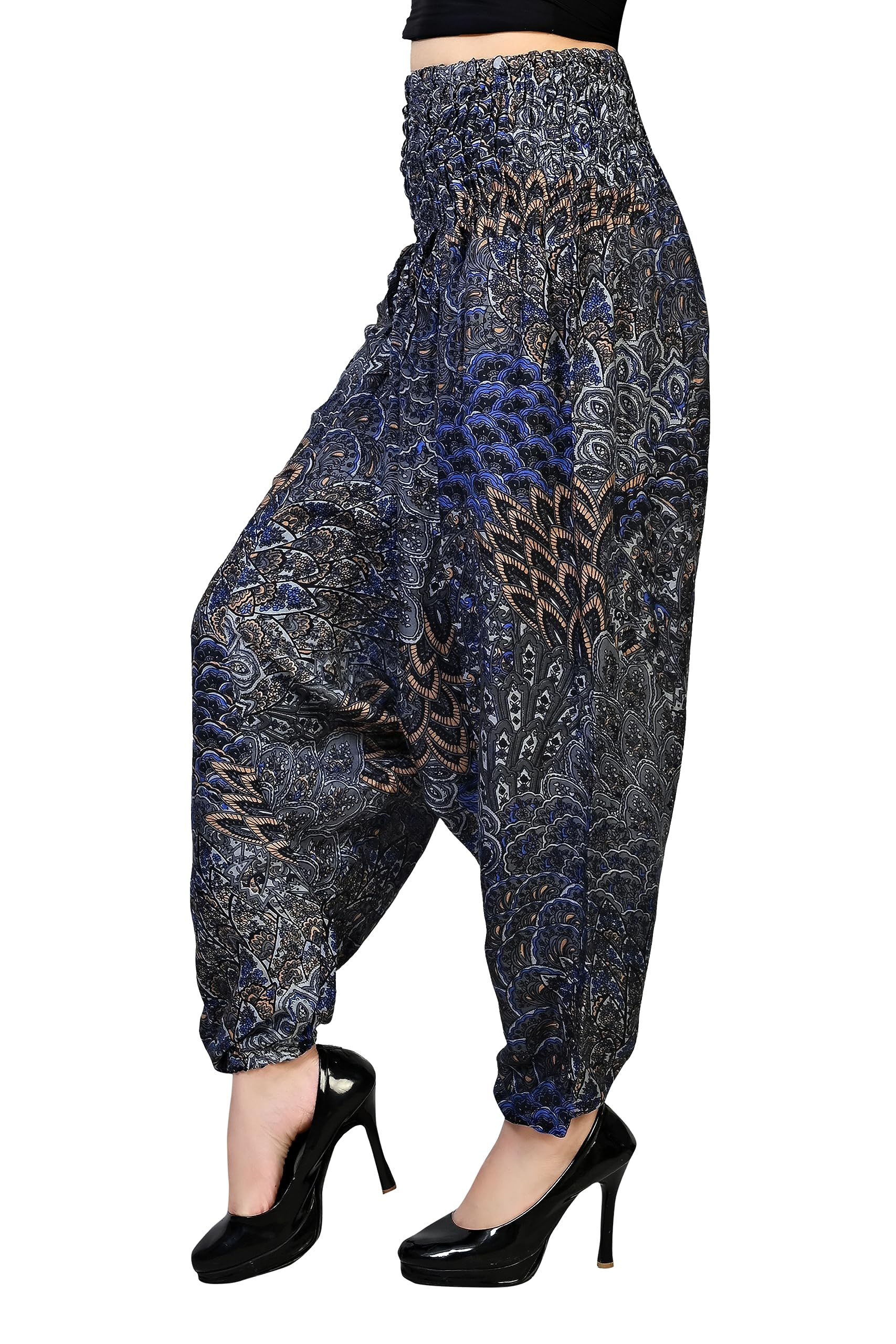 Present Where Comfort Meets Confidence Women's Relaxed Harem Pants Free Size -N202627-picture-12