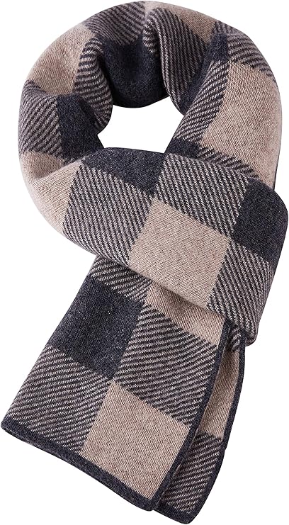 Heren Gebreide Sjaal Wollen Gebreide Sjaal Warm Zacht Eenvoudig Chique Gentleman Casual zakelijk voor Winter Herfst 180 x 30 cm - Effen Donkerblauw