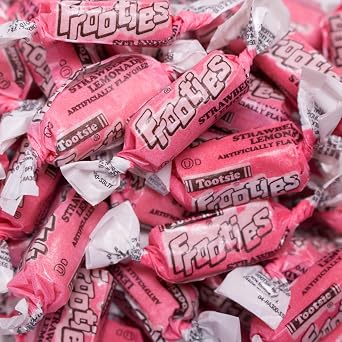 8 Pounds Pink Candy Buffet Party Table (Feeds 24-36 People) - Candy Only | Includes Jelly Beans, Lollipops, Popcorn, Fruit Chews, Sugar Sanded Gummy Bears, Chocolate Gems