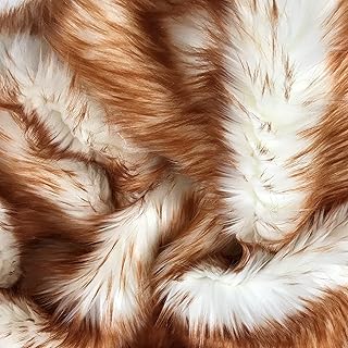 BIANNA | Long Pile Thick Faux Fur Fabric Squares | Many Colors and Sizes | Shag Shaggy Furry Material for DIY Craft Sewing...