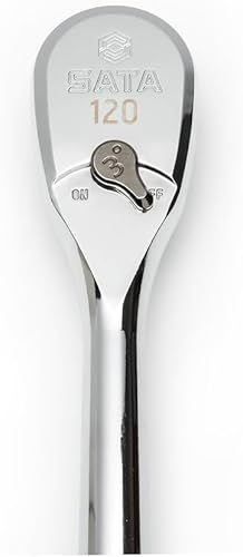 Miniatura 2 de SATA ST13975 - Juego de trinquete profesional de 3 piezas de 14 pulgadas, 38 pulgadas y 12 pulgadas, 120P con interruptor de encendidoapagado y