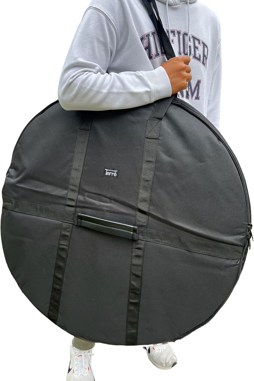 Bag for Shaman drum Frame Drum Gong black cotton or Deluxe Nylon (32" Deluxe)
