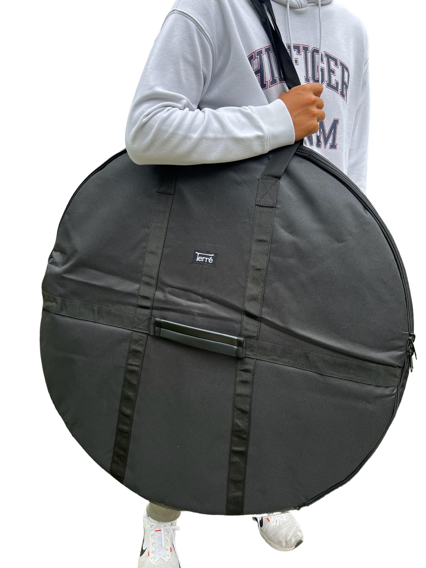 Bag for Shaman drum Frame Drum Gong black cotton or Deluxe Nylon (32" Deluxe)