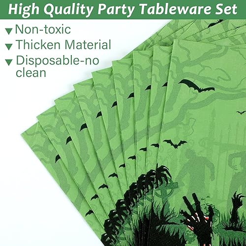 Miniatura 50 de Juego de 96 platos de fiesta de avión, servilletas, vajilla de avión, suministros para fiesta de cumpleaños, vajilla de papel desechable