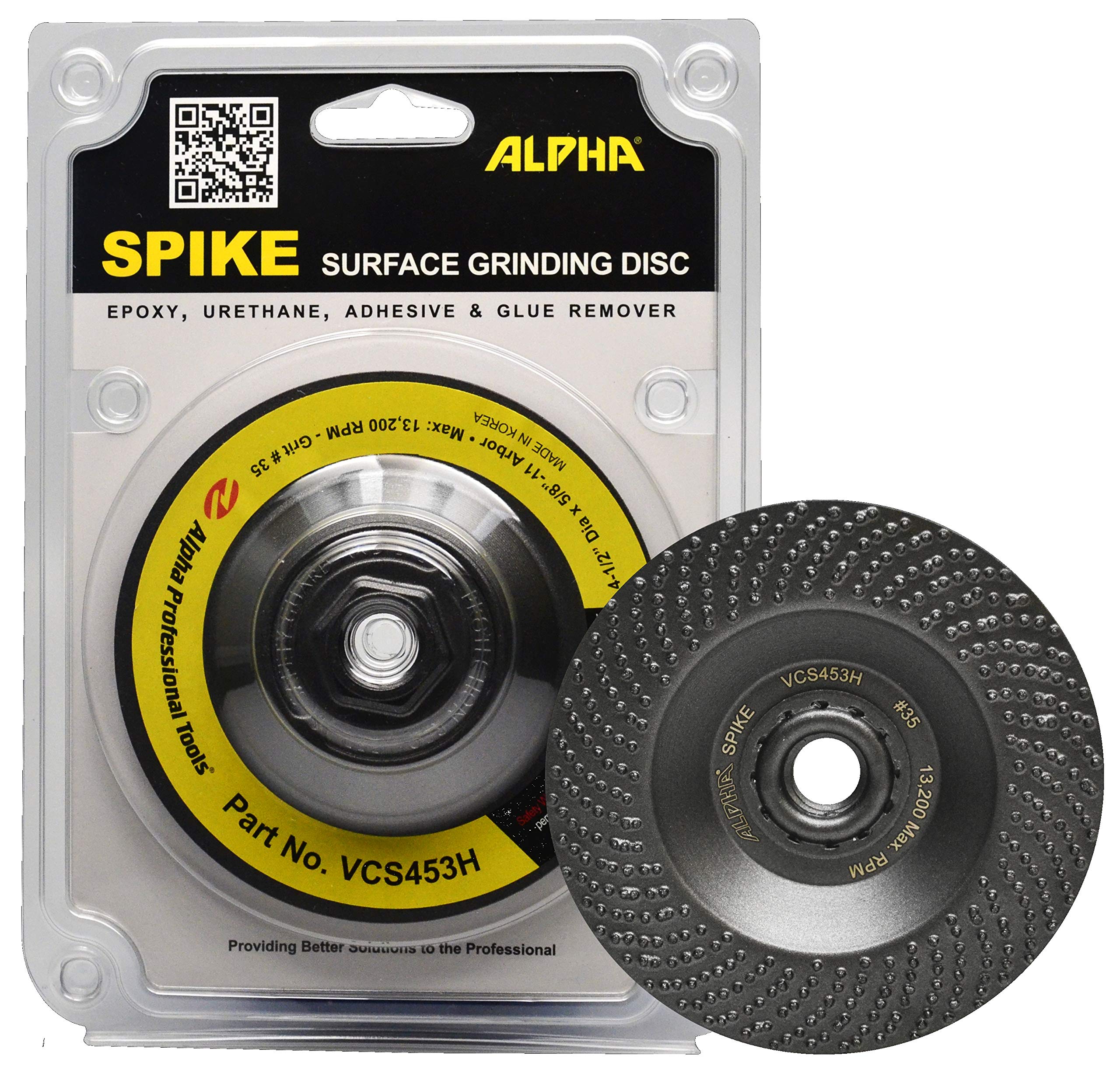 Alpha Spike Grinding Disk VCS453H 4-1/2