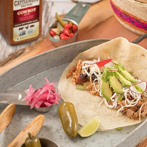 Miniatura 5 de Cattlemens Cowboy Rub 2725 onzas un recipiente de 2725 onzas de frotador de barbacoa Cowboy con humo de nogal melaza y sabor a café perfecto para