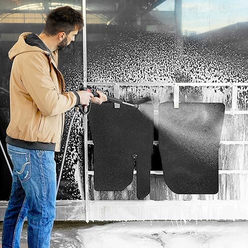 Miniatura 7 de OEDRO Alfombrillas compatibles con Honda CR-V 2017-2022, incluye forro de goma para asiento delantero y trasero, alfombra negra para vehículo,